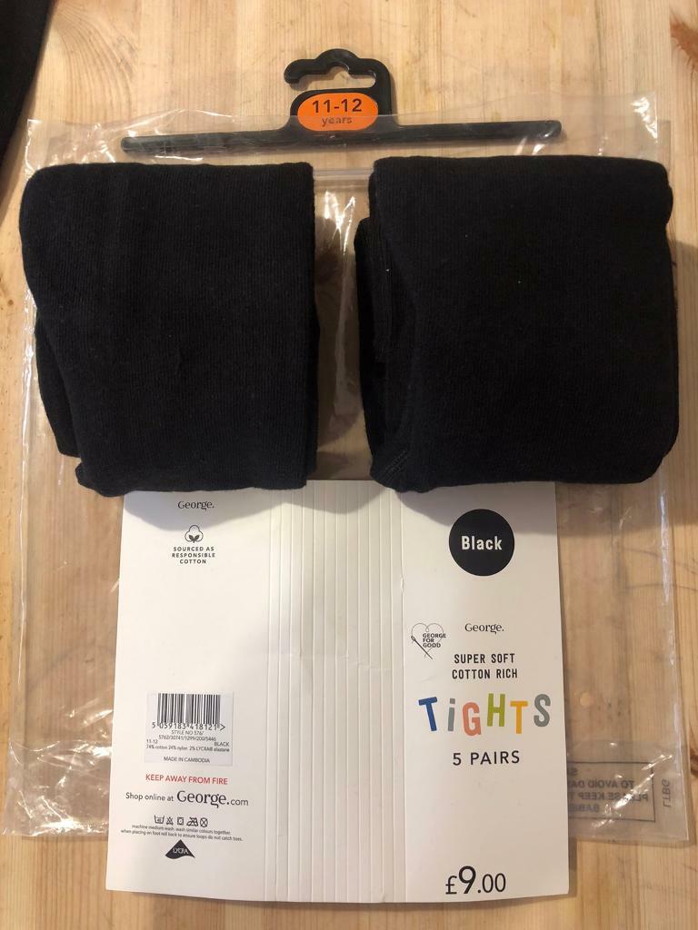 Tights - from George Asda for 11-12 